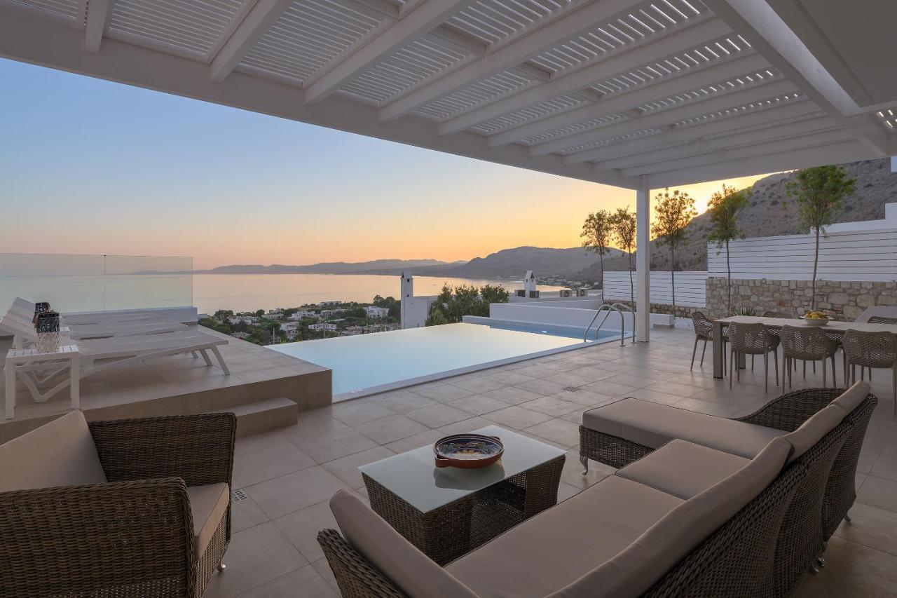Villa Mimosa In Pefkos Líndos Zewnętrze zdjęcie