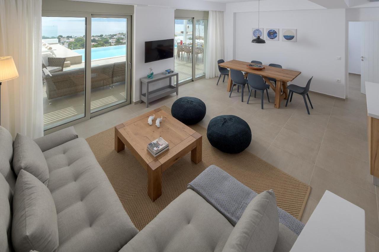 Villa Mimosa In Pefkos Líndos Zewnętrze zdjęcie