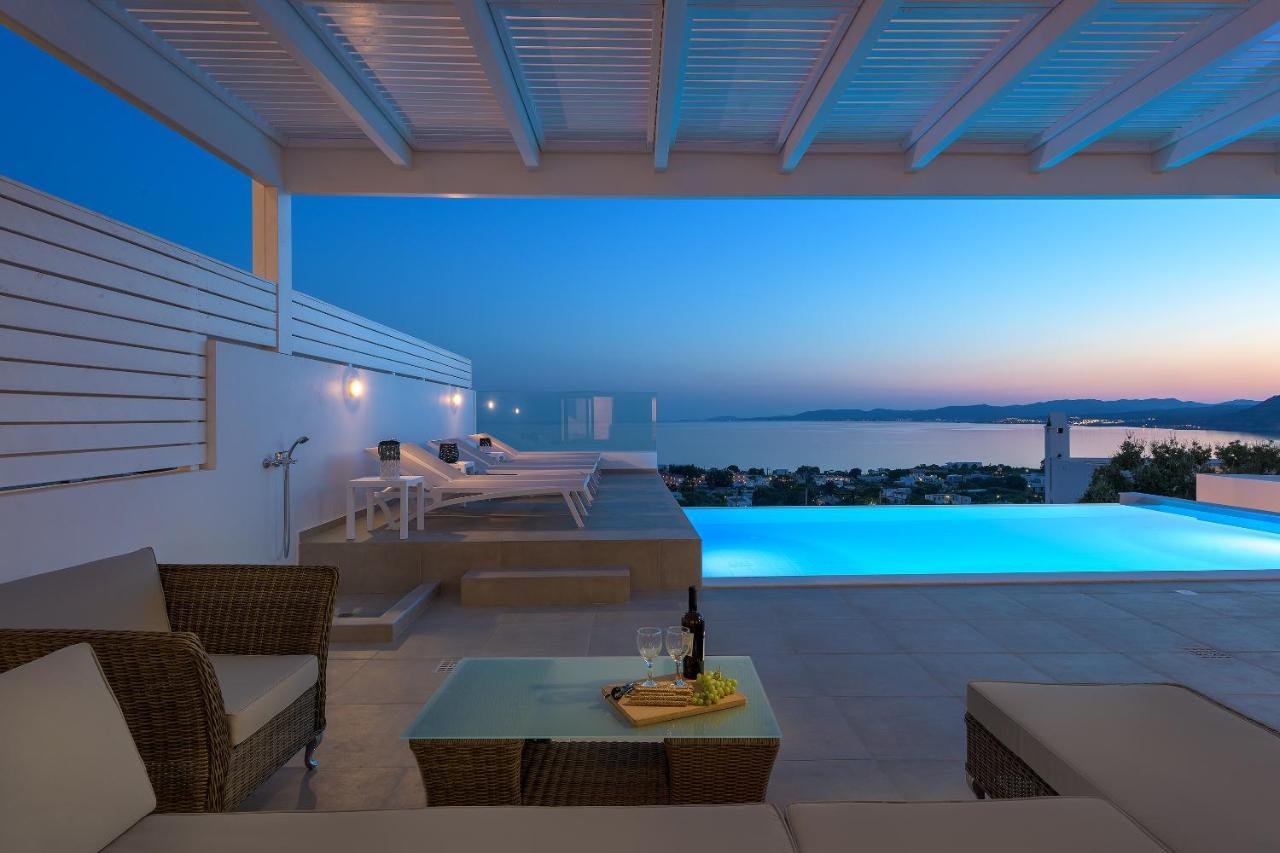 Villa Mimosa In Pefkos Líndos Zewnętrze zdjęcie