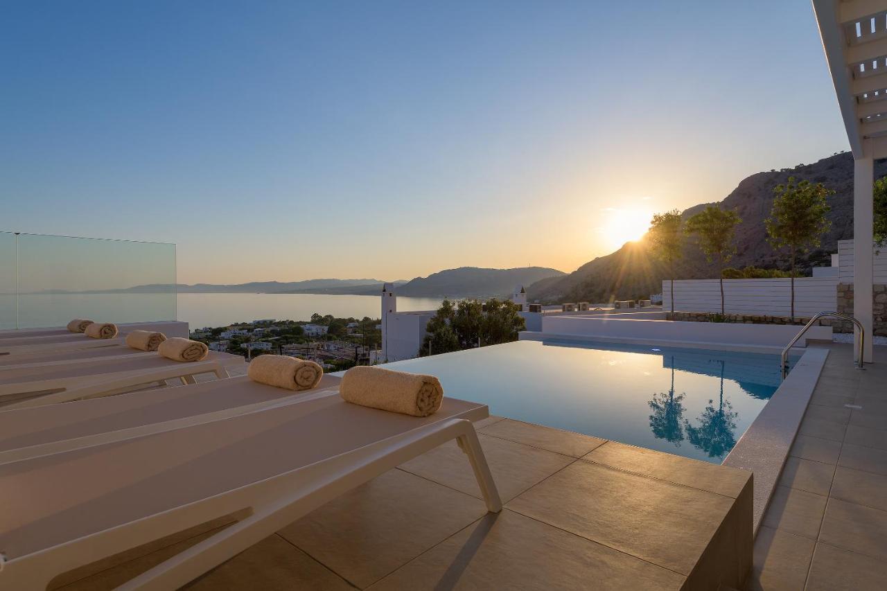 Villa Mimosa In Pefkos Líndos Zewnętrze zdjęcie
