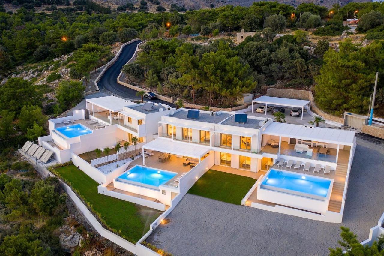 Villa Mimosa In Pefkos Líndos Zewnętrze zdjęcie